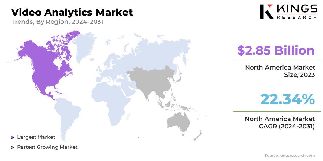 Video Analytics Market Size & Share, By Region, 2024-2031